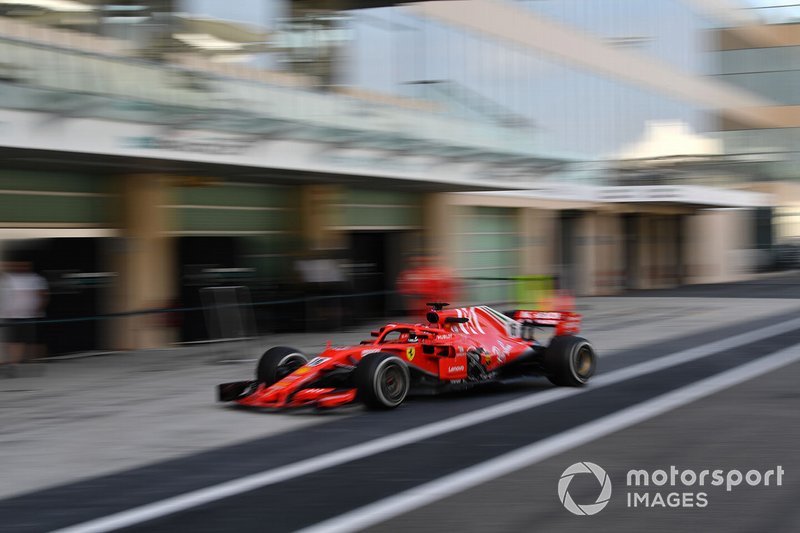 Charles Leclerc, Ferrari SF71H, con una parte della carrozzeria mancante