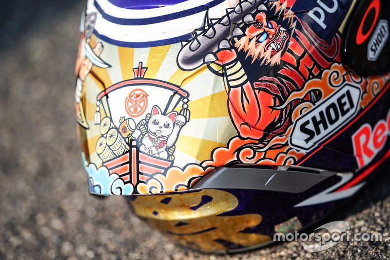 Casco con imagen especial de Marc Marquez, Repsol Honda Team