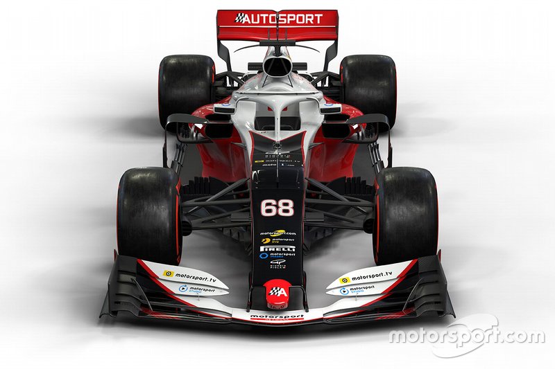 Diseño del auto de Motorsport Network F1 