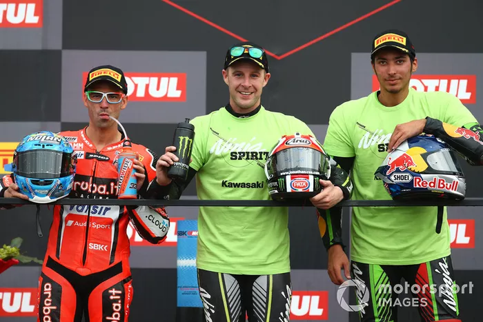 El segundo clasificado Marco Melandri, Aruba.it Racing-Ducati SBK Team