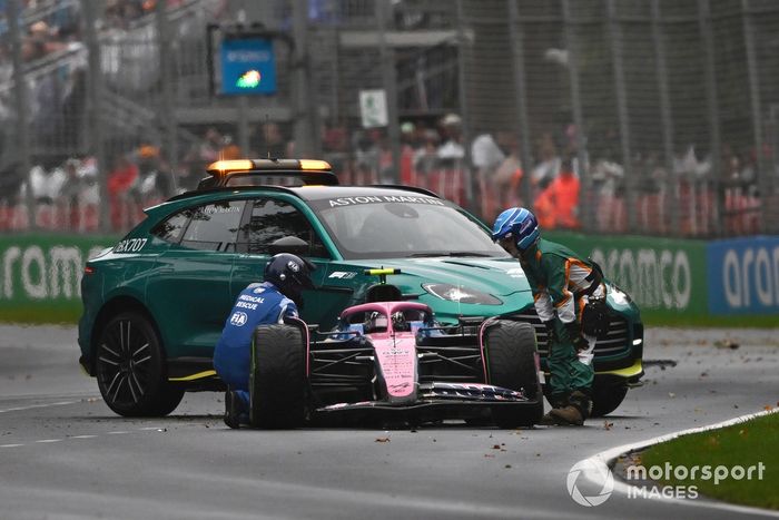 Jack Doohan, Alpine 
choque