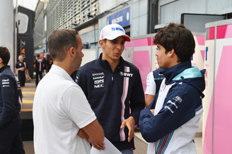 Esteban Ocon, Racing Point Force India F1 Team, Lance Stroll, Williams Racing