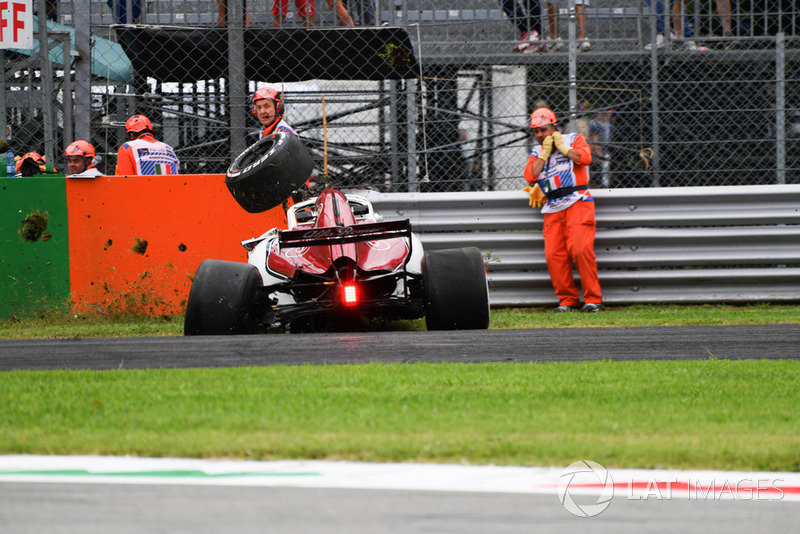 L'accident de Marcus Ericsson, Sauber C37