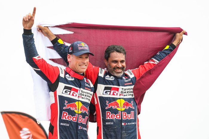 Winners #200 Toyota Gazoo Racing Toyota: Nasser Al-Attiyah, Mathieu Baumel
