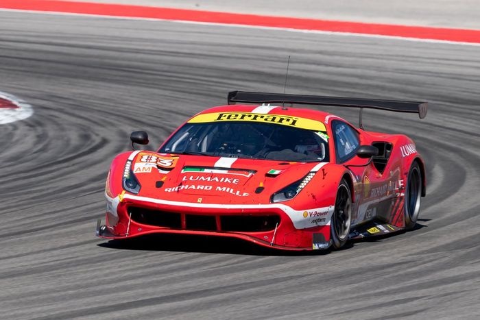 #83 Richard Mille AF Corse Ferrari 488 GTE EVO: Luis Pérez Companc, Lilou Wadoux, Alessio Rovera