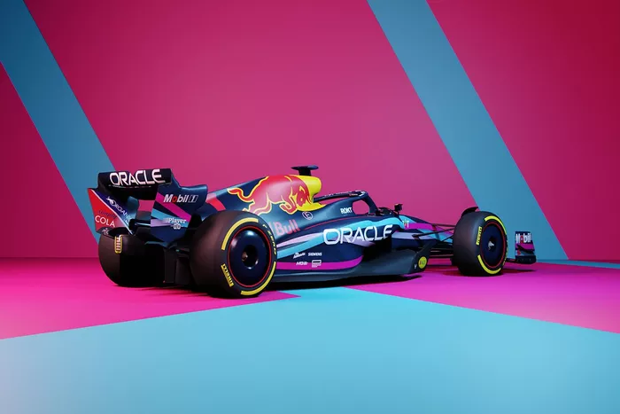Livrée spéciale de la Red Bull RB19 pour le GP de Miami