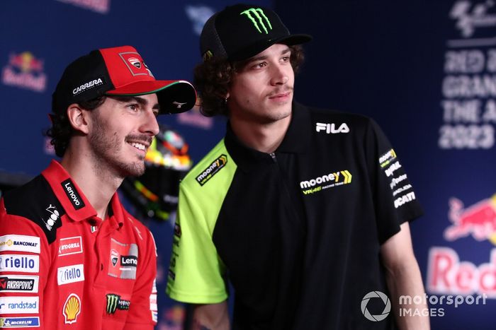 Francesco Bagnaia, Equipo Ducati, Marco Bezzecchi, VR46 Racing Team 