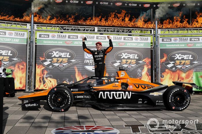 Ganador Patricio O'Ward, Arrow McLaren SP Chevrolet