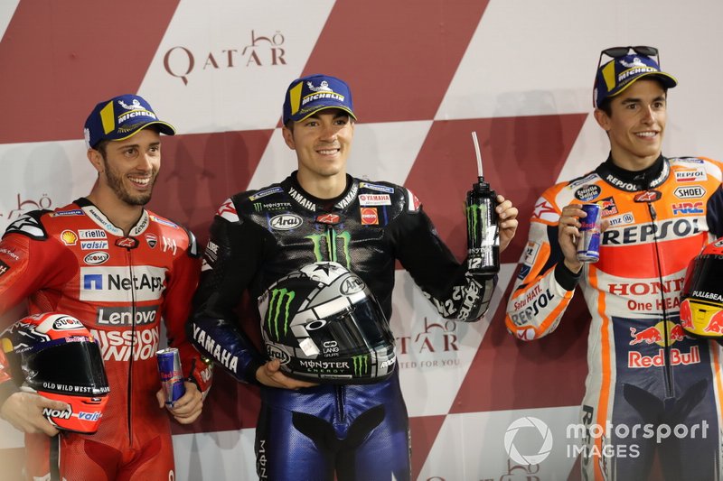 Top 3 Qualifiche, Andrea Dovizioso, Ducati Team, Maverick Vinales, Yamaha Factory Racing, Marc Marquez, Repsol Honda Team