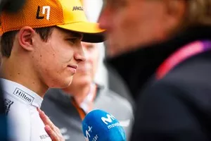 Lando Norris, McLaren, en interview