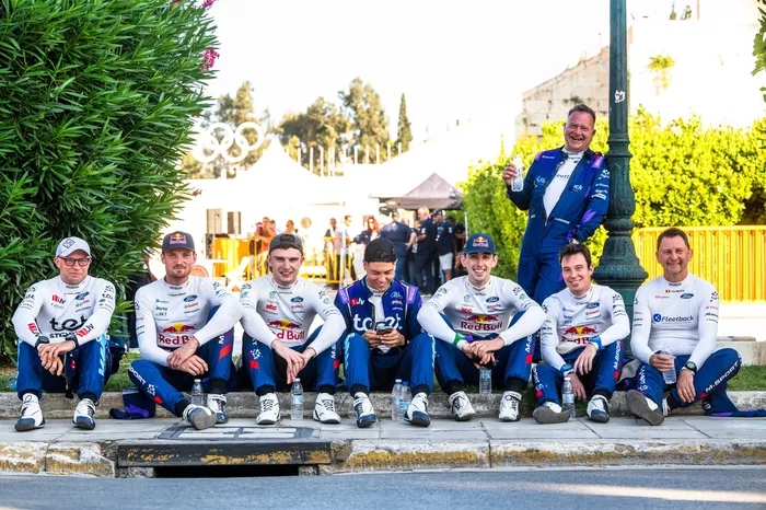 Grégoire Munster, Louis Louka, M-Sport Ford World Rally Team Ford Puma Rally1, Martins Sesks, Renars Francis, M-Sport Ford World Rally Team Ford Puma Rally1, Jourdan Serderidis, Frédéric Miclotte, M-Sport Ford World Rally Team Ford Puma Rally1