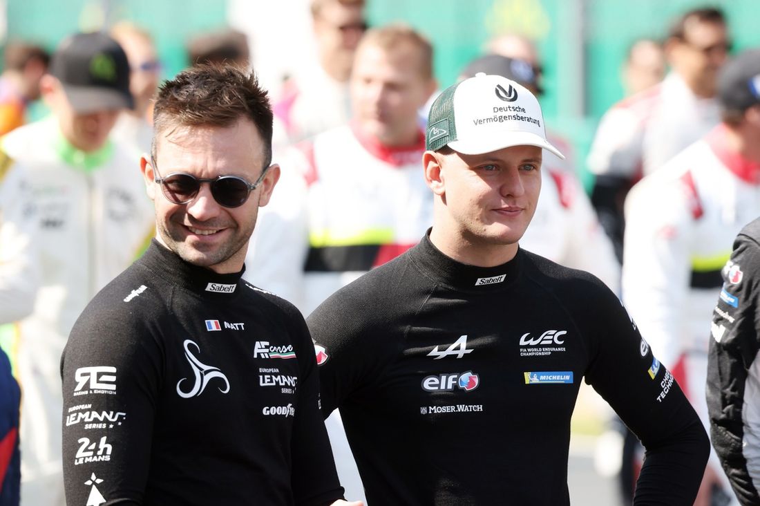 #183 AF Corse Oreca 07 - Gibson: Matthieu Vaxiviere, #36 Alpine Endurance Team Alpine A424: Mick Schumacher