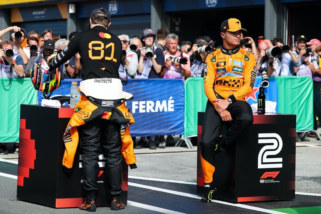 Lando Norris, McLaren, Oscar Piastri