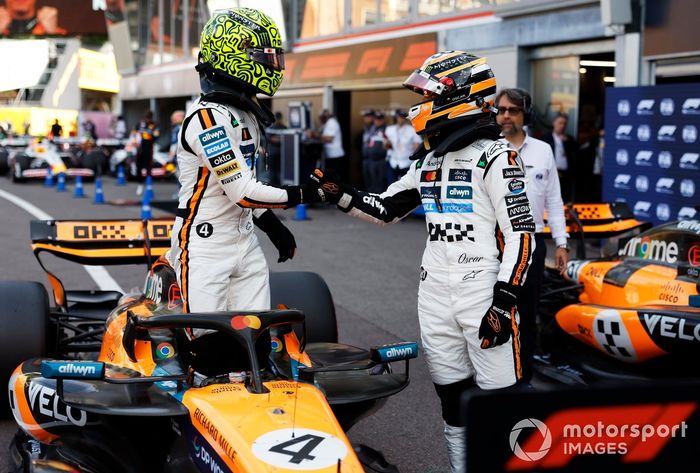 Lando Norris, McLaren, Oscar Piastri