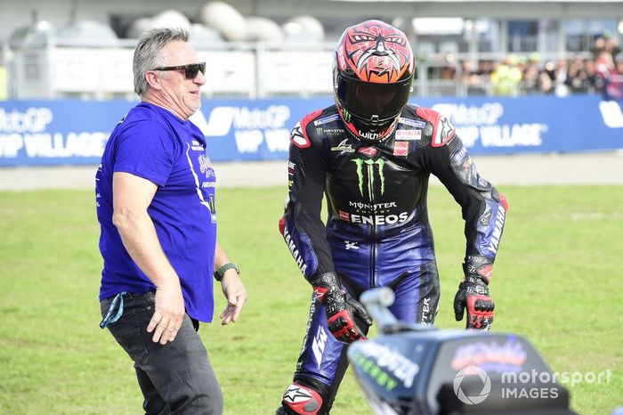 El Campeón del Mundo Fabio Quartararo, Yamaha Factory Racing celebra