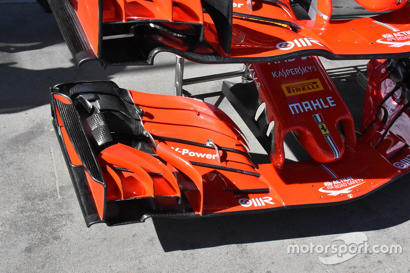 Ferrari SF71H front wing detail