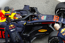 Max Verstappen, Red Bull Racing, en el pit lane
