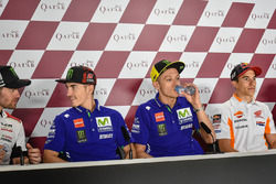Cal Crutchlow, Team LCR Honda, Maverick Vinales, Yamaha Factory Racing, Valentino Rossi, Yamaha Factory Racing, Marc Marquez, Repsol Honda Team