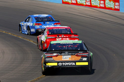 Gray Gaulding, BK Racing, Toyota; Kyle Busch, Joe Gibbs Racing, Toyota; Kyle Larson, Chip Ganassi Ra