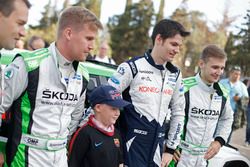 Teemu Suninen, M-Sport World Rally Team e Juuso Nordgren, Tapio Suominen, Skoda Motorsport