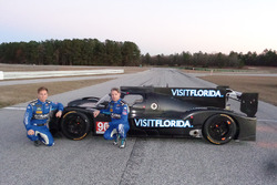 Drivers Renger van der Zande et Marc Goossens avec la nouvelle Riley-Gibson VisitFlorida.com Racing