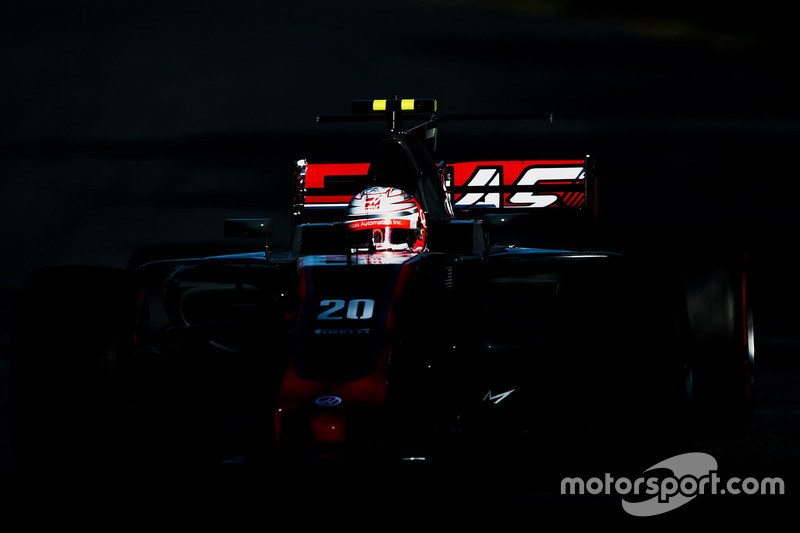 Abandon : Kevin Magnussen (Haas F1)
