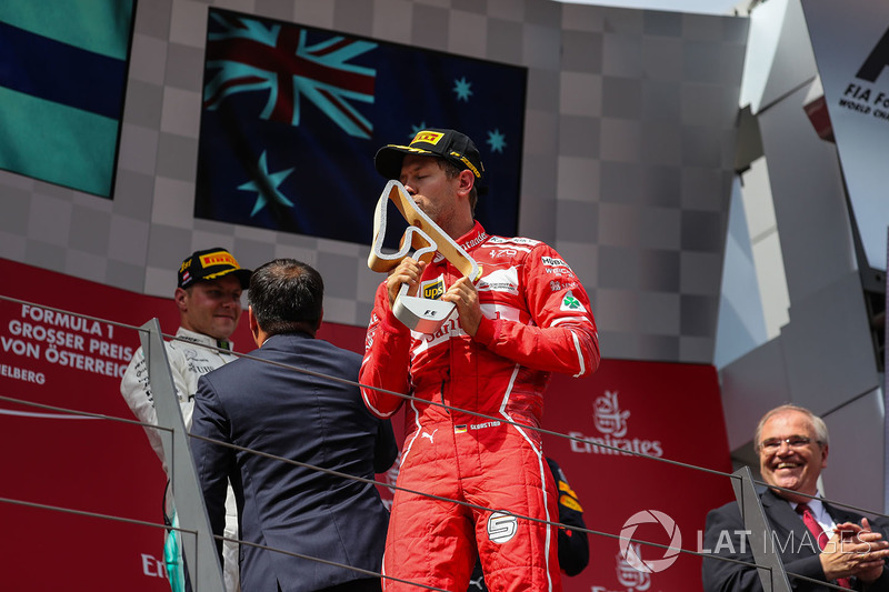 Podyum: 2. Sebastian Vettel, Ferrari
