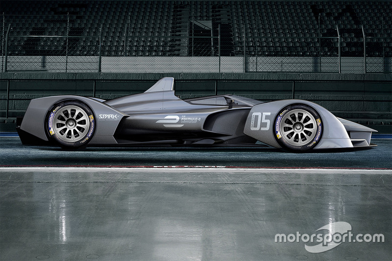 Rendering della Spark Racing Technology di Formula E