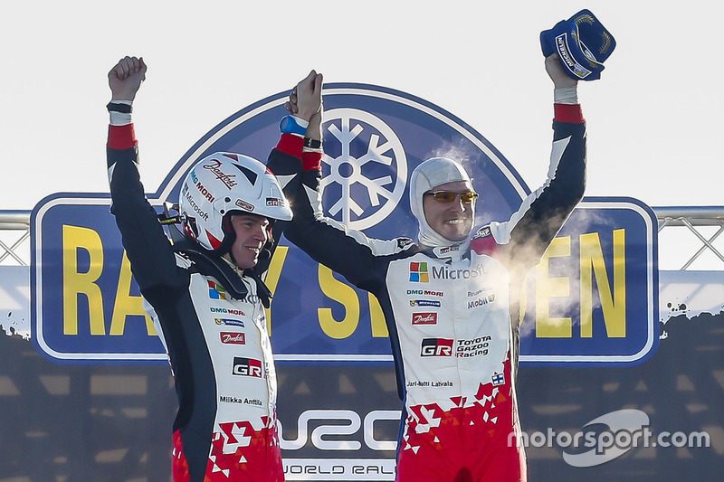 Victoria de Jari-Matti Latvala, Miikka Anttila, Toyota Yaris WRC, Toyota Racing