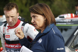 Kris Meeke, Citroën World Rally Team, et Michèle Mouton