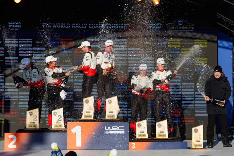 Vainqueurs : Elfyn Evans, Scott Martin, Toyota Gazoo Racing WRT ; deuxième place : Takamoto Katsuta, Aaron Johnston, Toyota Gazoo Racing WRT ; troisième place : Sami Pajari, Marko Salminen, Toyota Gazoo Racing WRT2.