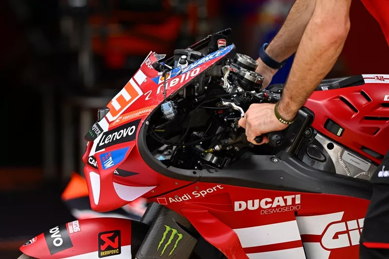 La moto de Marc Marquez, Ducati Team