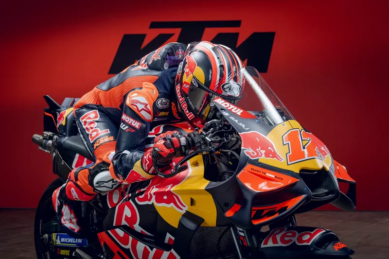 La moto de Maverick Viñales, Red Bull KTM Tech 3