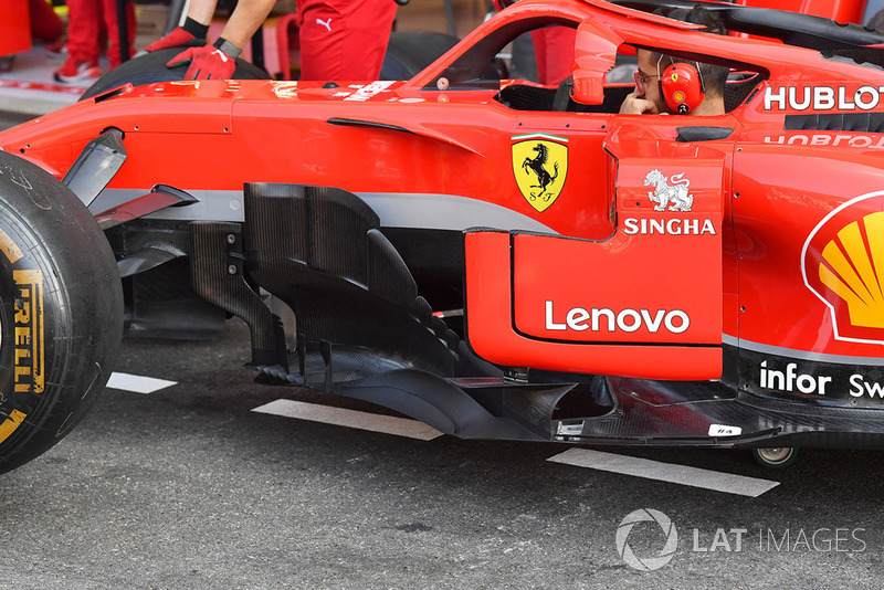 Ferrari SF71H barge board