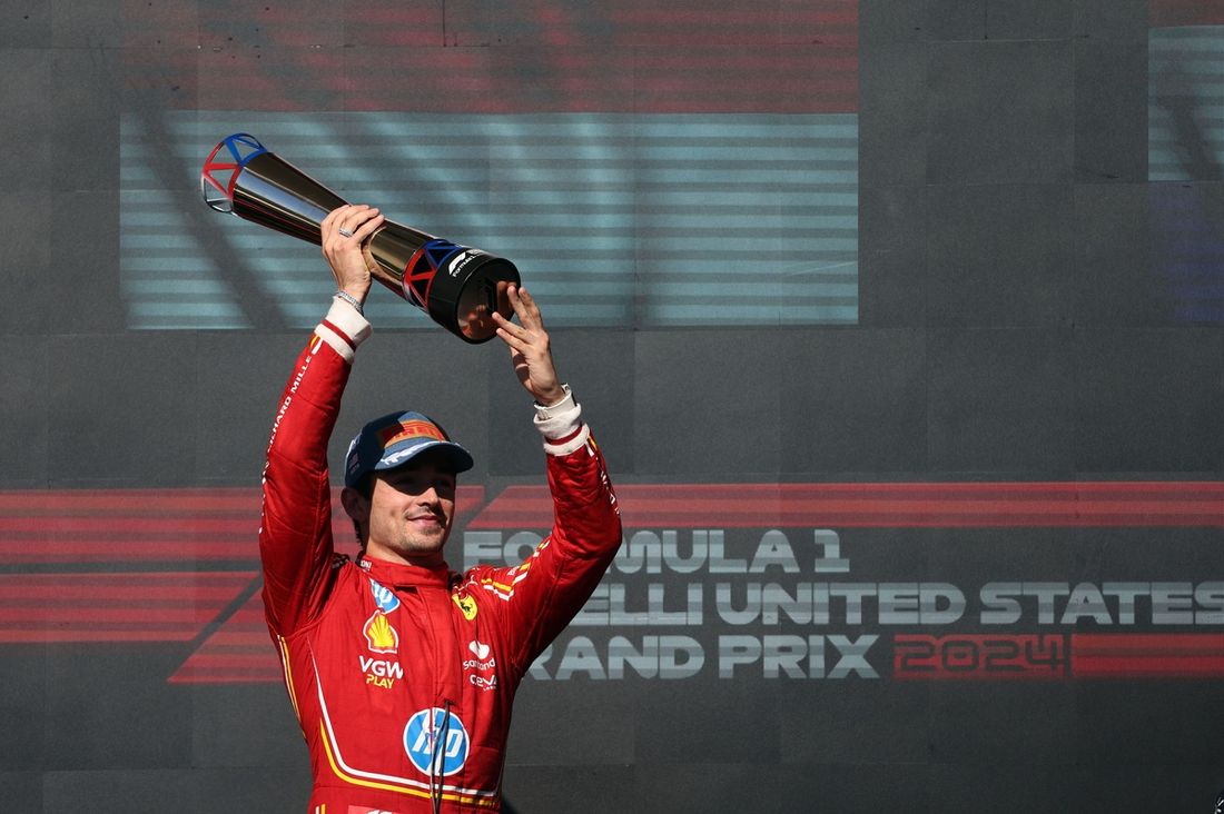 Podio: Charles Leclerc, Ferrari