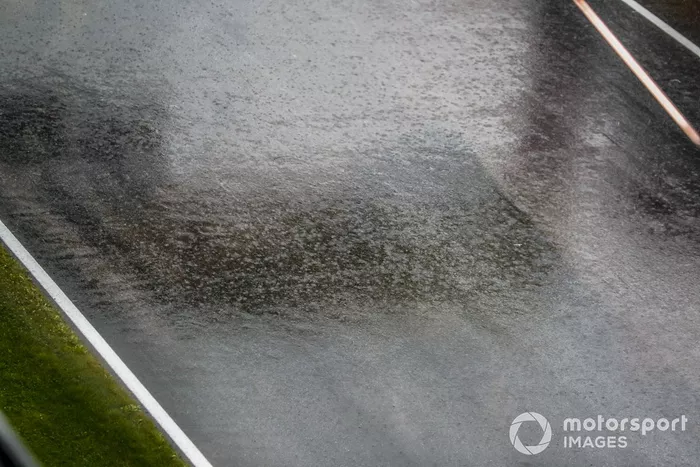 Importante lluvia en el Red Bull Ring