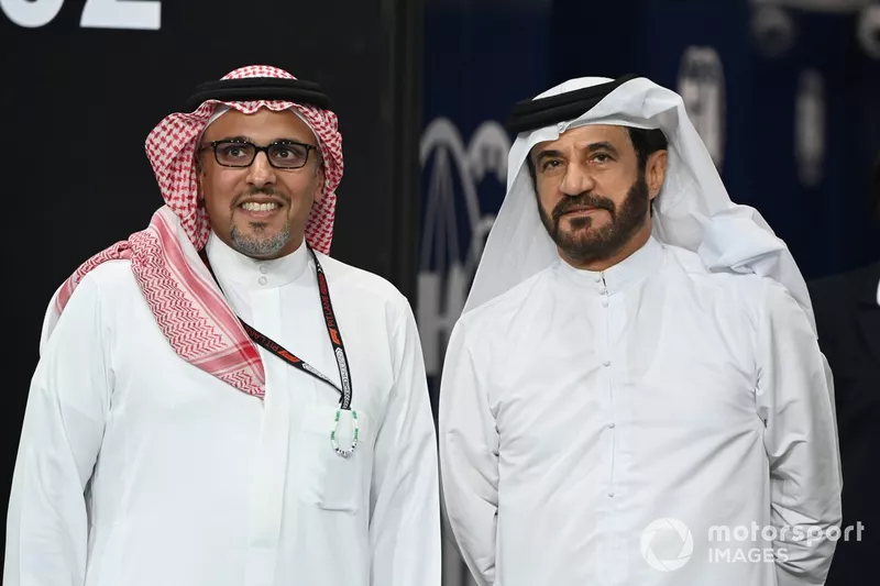 HRH Prince Khalid Bin Sultan Al Abdullah Al-Faisal, Président du SMC, Mohammed Ben Sulayem, Président de la FIA
