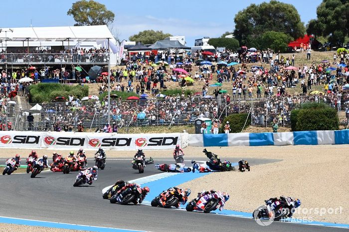 Alex Márquez, caída del Gresini Racing