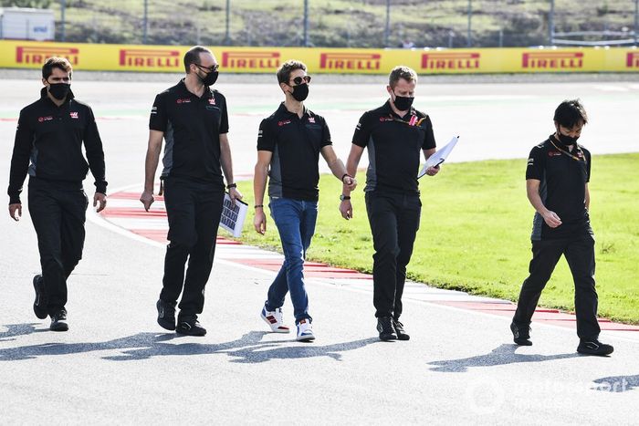 Romain Grosjean, Haas F1, recorre la pista