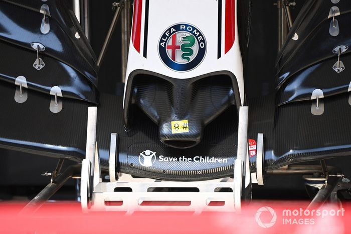 Detalle técnico del Alfa Romeo