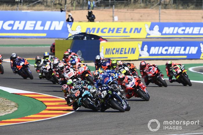 Maverick Vinales, Yamaha Factory Racing, race start