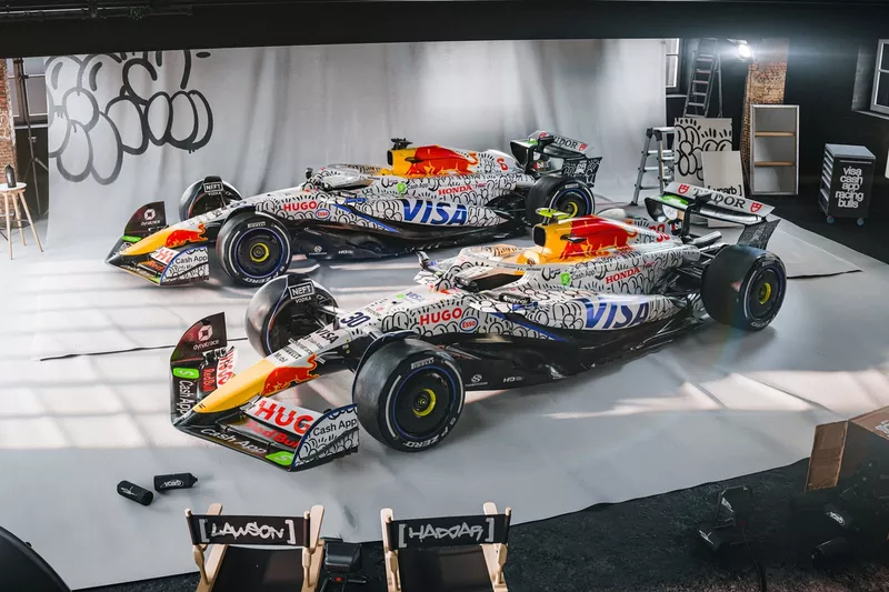 La livrea della Racing Bulls Team per il GP di Gran Bretagna di F1, 