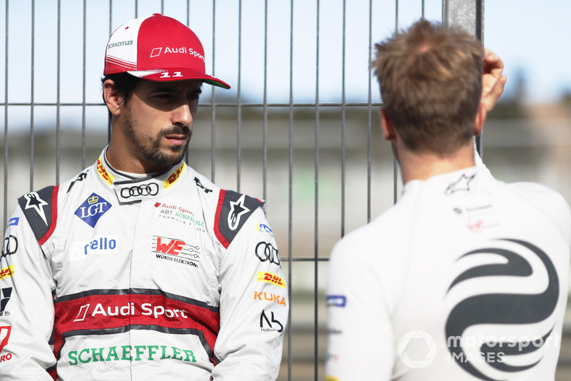 Lucas di Grassi, Audi Sport ABT Schaeffler, Audi e-tron FE05, Sam Bird, Envision Virgin Racing