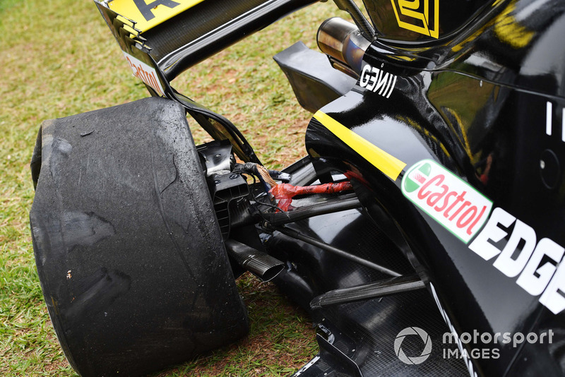 Розбита машина Ніко Хюлькенберга, Renault Sport F1 Team R.S. 18