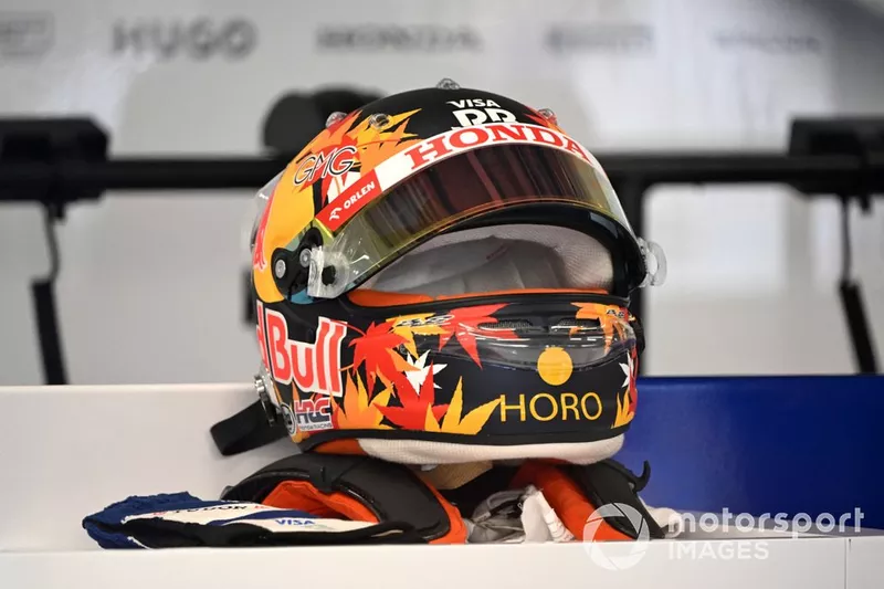 Casque pour Yuki Tsunoda, Visa Cash App RB F1 Team
