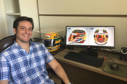 Ganador del concurso de diseño del casco de Lewis Hamilton, Raí Caldato