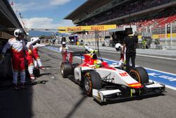 Roberto Merhi, Campos Racing pitstop