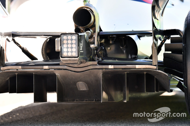 Detalle del auto de Felipe Massa, Williams FW40