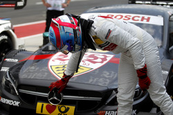 Le poleman Robert Wickens, Mercedes-AMG Team HWA, Mercedes-AMG C63 DTM
