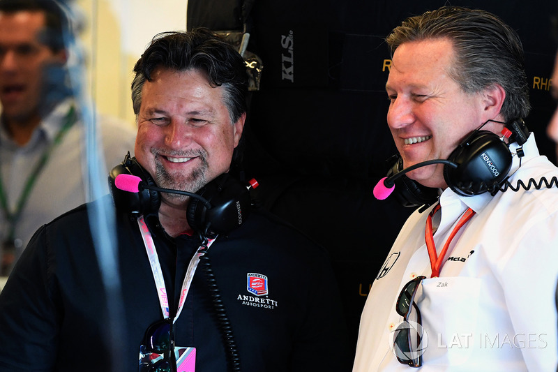 Michael Andretti, Zak Brown, McLaren Director